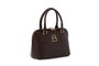 Lucky Bees Brigitte v2 Bolso de Mano Marrón Chocolate, Cuero de Polivinilo, Elegante y Versátil